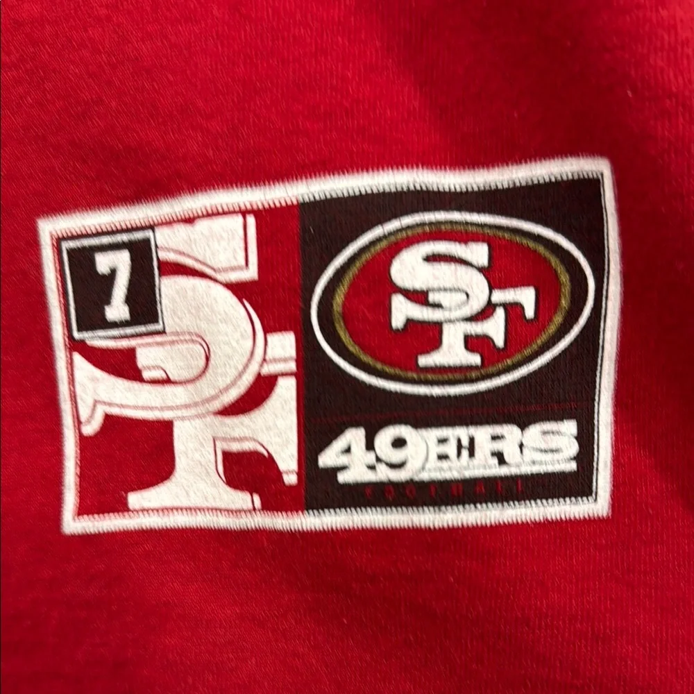 Majestic Red 49ers Short Sleeve Tee - Picture 6 of 12
